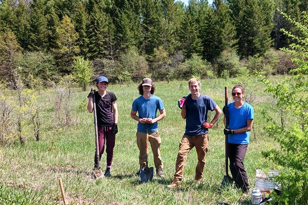 Some members of the Maitland Conservation stewardship team.